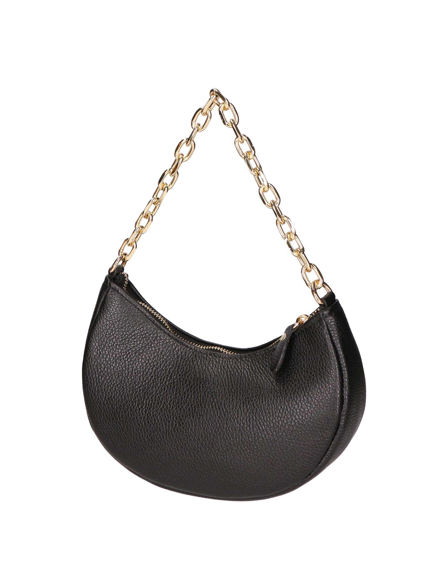 Loreta Borsa a spalla da donna Vera pelle 06511-D28 NERO Chiara Ferretti