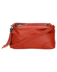 Lidia Borsa a mano da donna Vera pelle 06513-MATTONE Chiara Ferretti