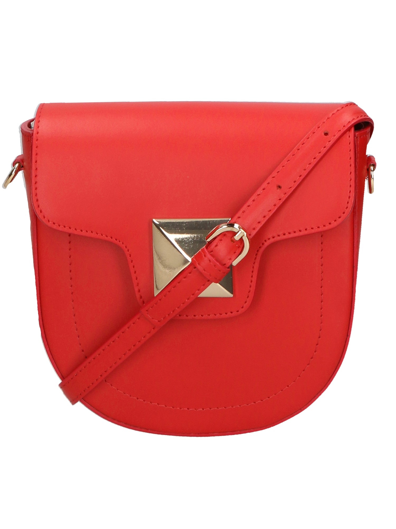 Calista Borsa a tracolla da donna Vera pelle 06014-L214 ROSSO Chiara Ferretti