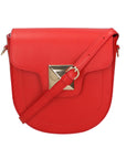 Calista Borsa a tracolla da donna Vera pelle 06014-L214 ROSSO Chiara Ferretti