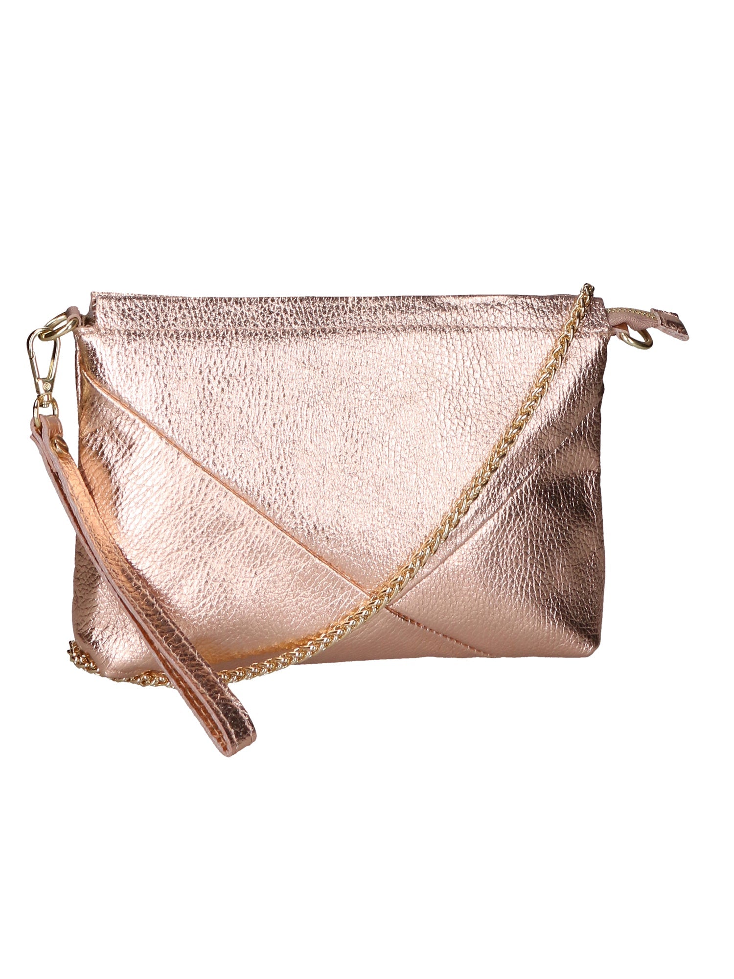 Pochette da Donna Giorgia in Vera Pelle Made in Italy 19x27x2 cm
