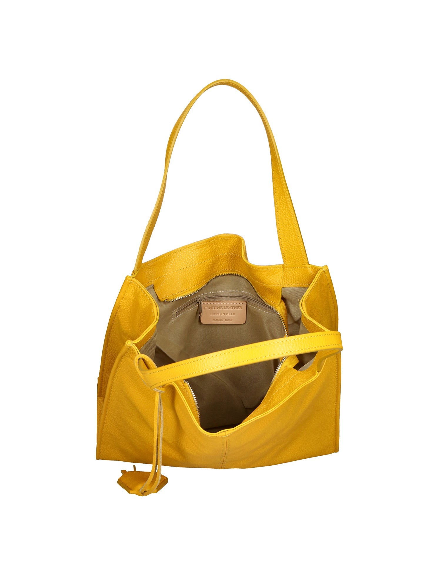 Seraphina Ultra Borsa a spalla da donna Vera pelle 3311-D04 GIALLO YELLOW Chiara Ferretti