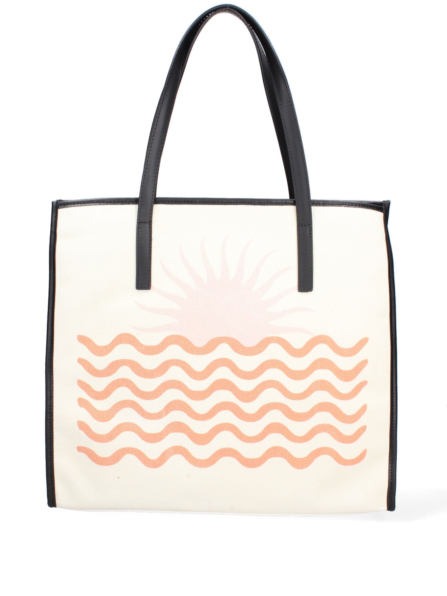 Favignana Borsa a spalla donna Tela e Vera Pelle 5370-12-NERO Chiara Ferretti