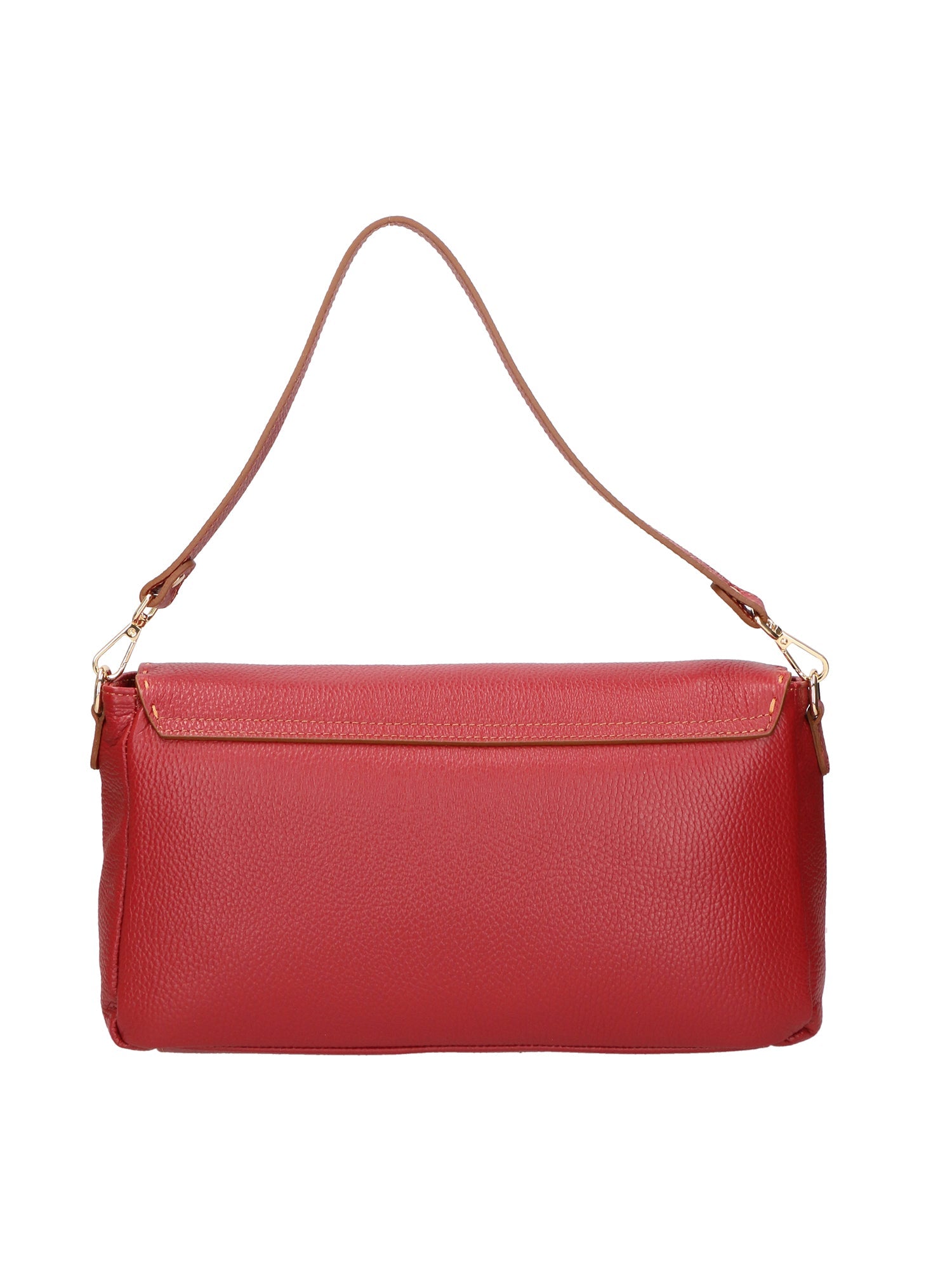 Walda Borsa a spalla da donna Vera pelle 06868-D10 ROSSO SCURO Chiara Ferretti
