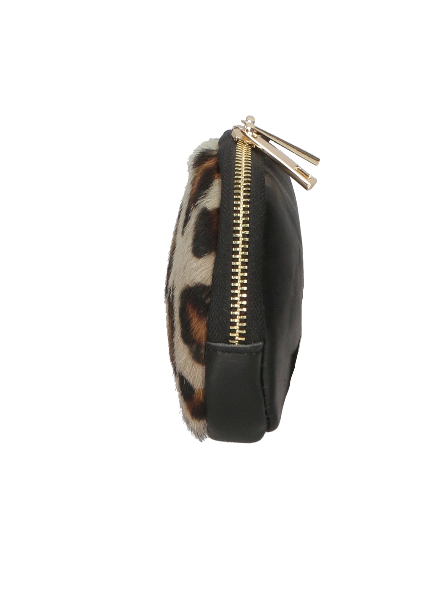 Rachele Pochette donna vera pelle Zip 02535-LEOPARDO TAUPE Chiara Ferretti