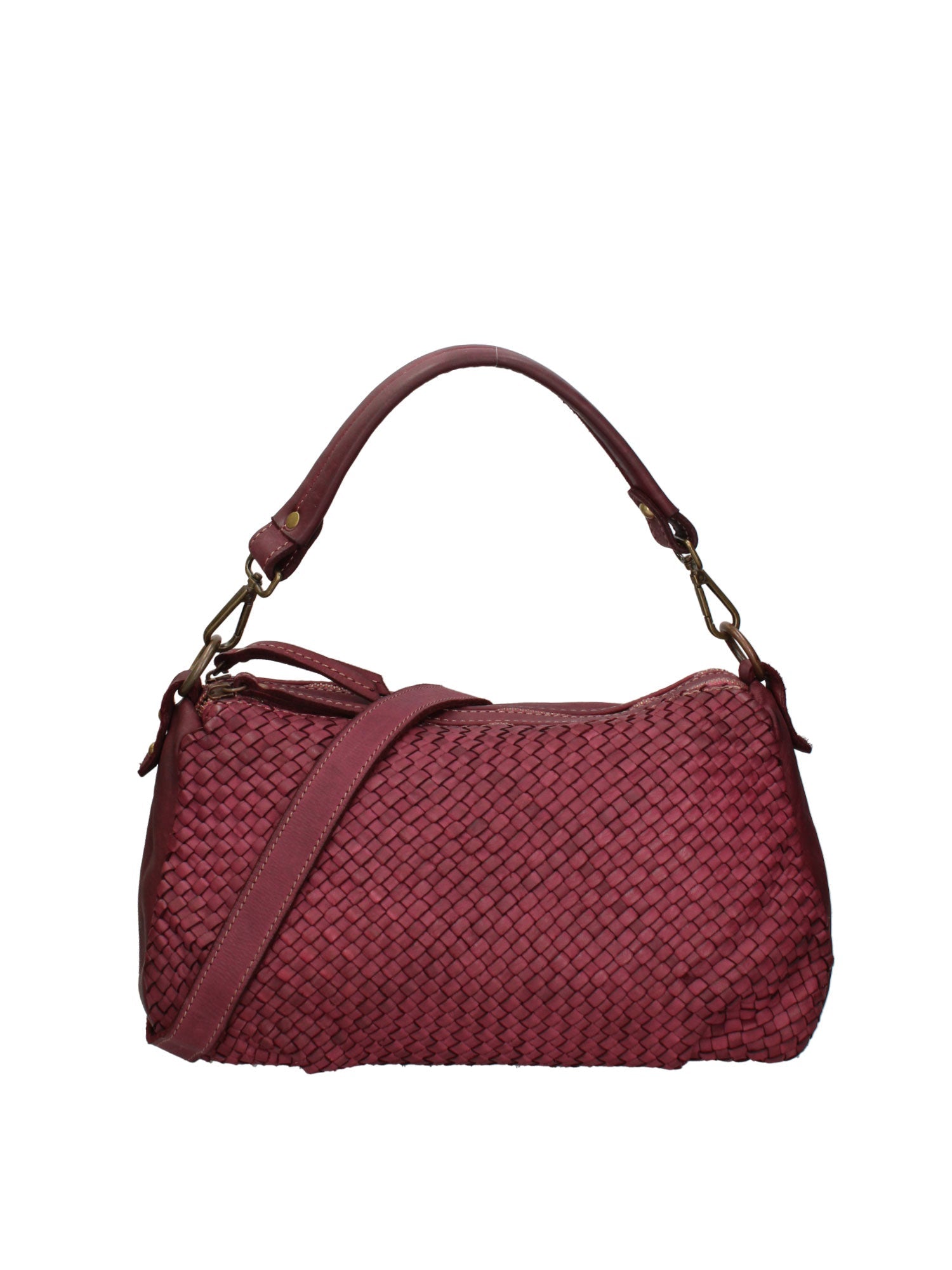 Novella Borsa a spalla da donna Vera pelle 7800-BORDO Chiara Ferretti