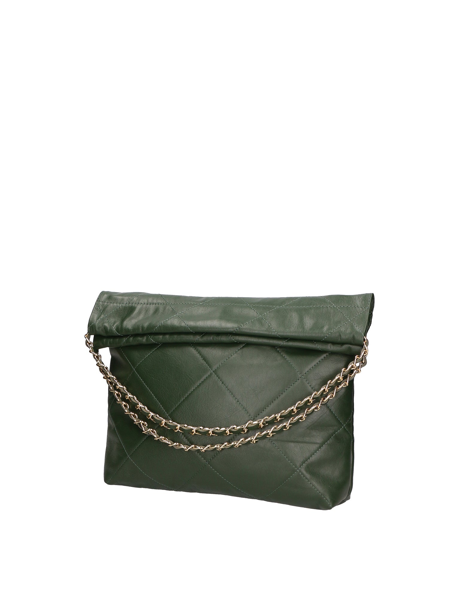 Violante Borsa a spalla donna Vera pelle 06897-S14 VERDE SCURO Chiara Ferretti