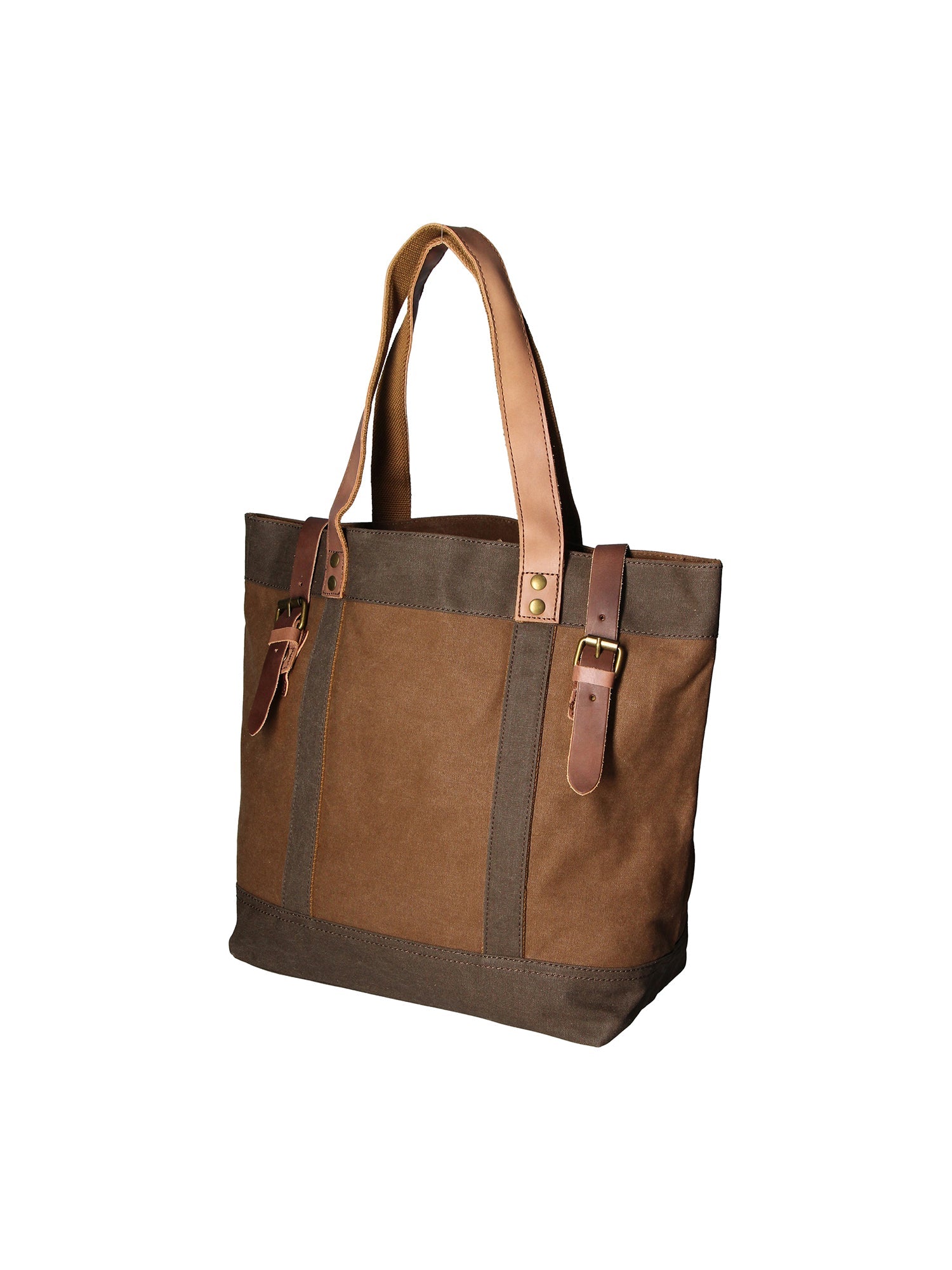 Maura Borsa a mano unisex Canvas e pelle ZG3012-FANGO TAUPE Chiara Ferretti