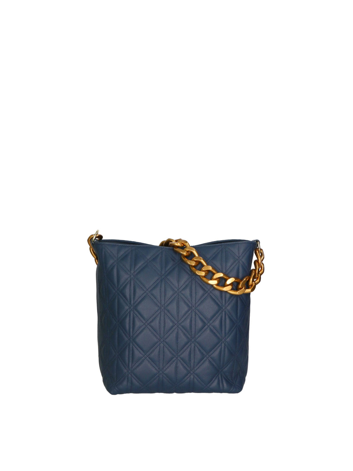 Adra Borsa a spalla da donna Vera pelle 04538-S24 BLU JEANS Chiara Ferretti