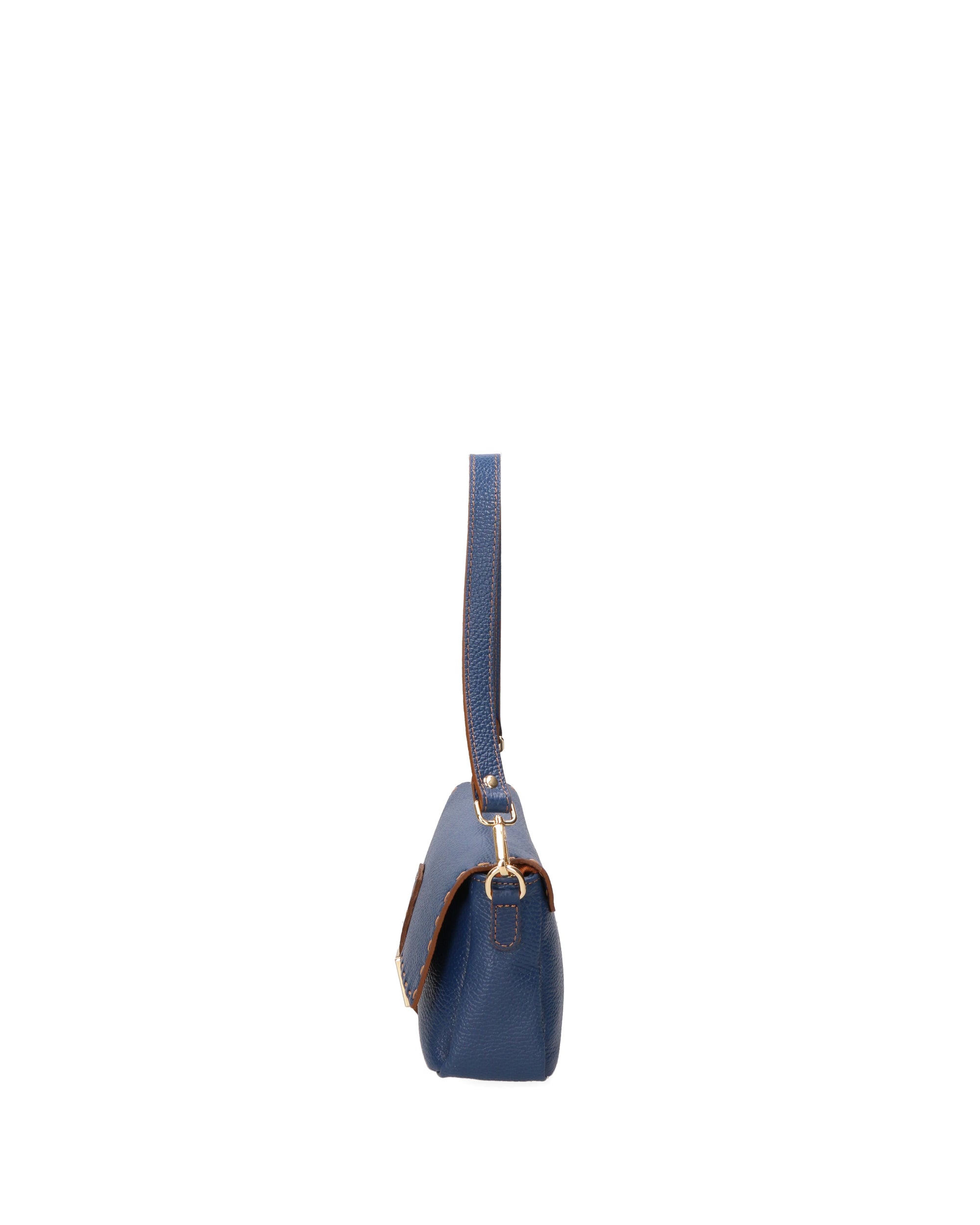 Wally Borsa a spalla da donna Vera pelle 06869-D24 BLU Chiara Ferretti