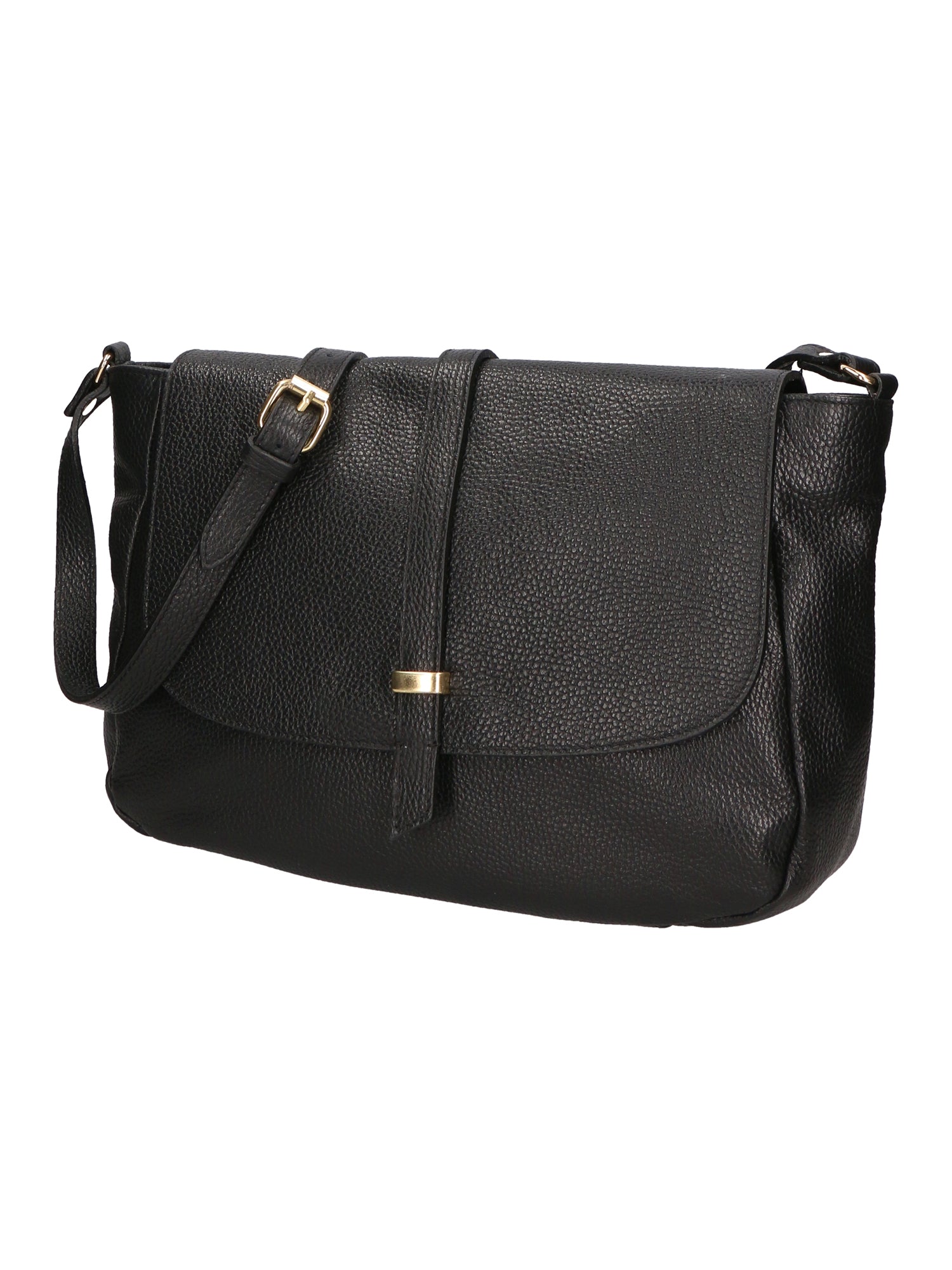 Veronica Borsa a spalla da donna Vera pelle 06519-D28 NERO Chiara Ferretti