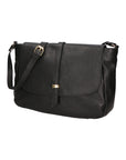 Veronica Borsa a spalla da donna Vera pelle 06519-D28 NERO Chiara Ferretti