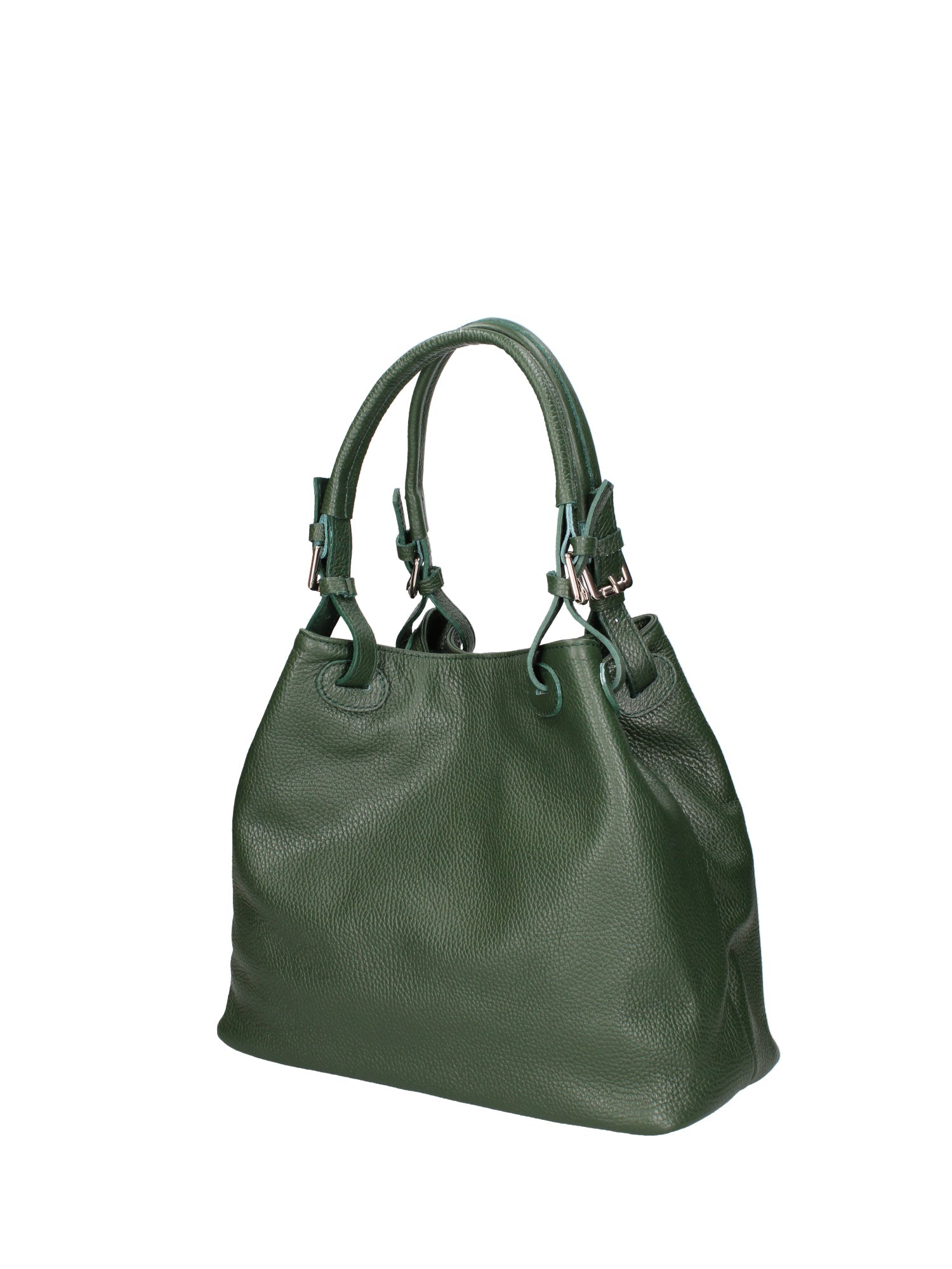 Borsa a spalla da donna In Vera pelle Made in Italy 29x32x17 cm