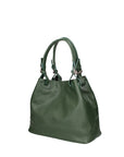 Borsa a spalla da donna In Vera pelle Made in Italy 29x32x17 cm