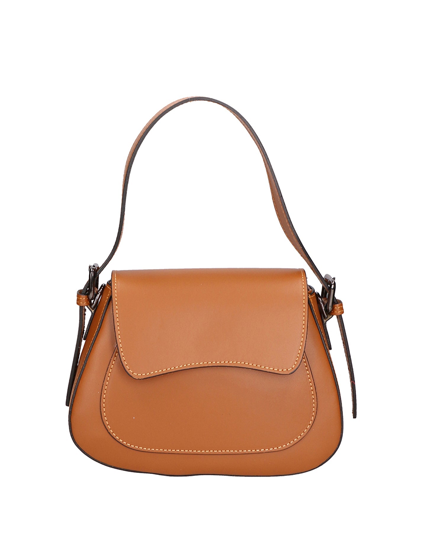 Valda Borsa a mano da donna Vera pelle 06523-L128 CAMEL Chiara Ferretti