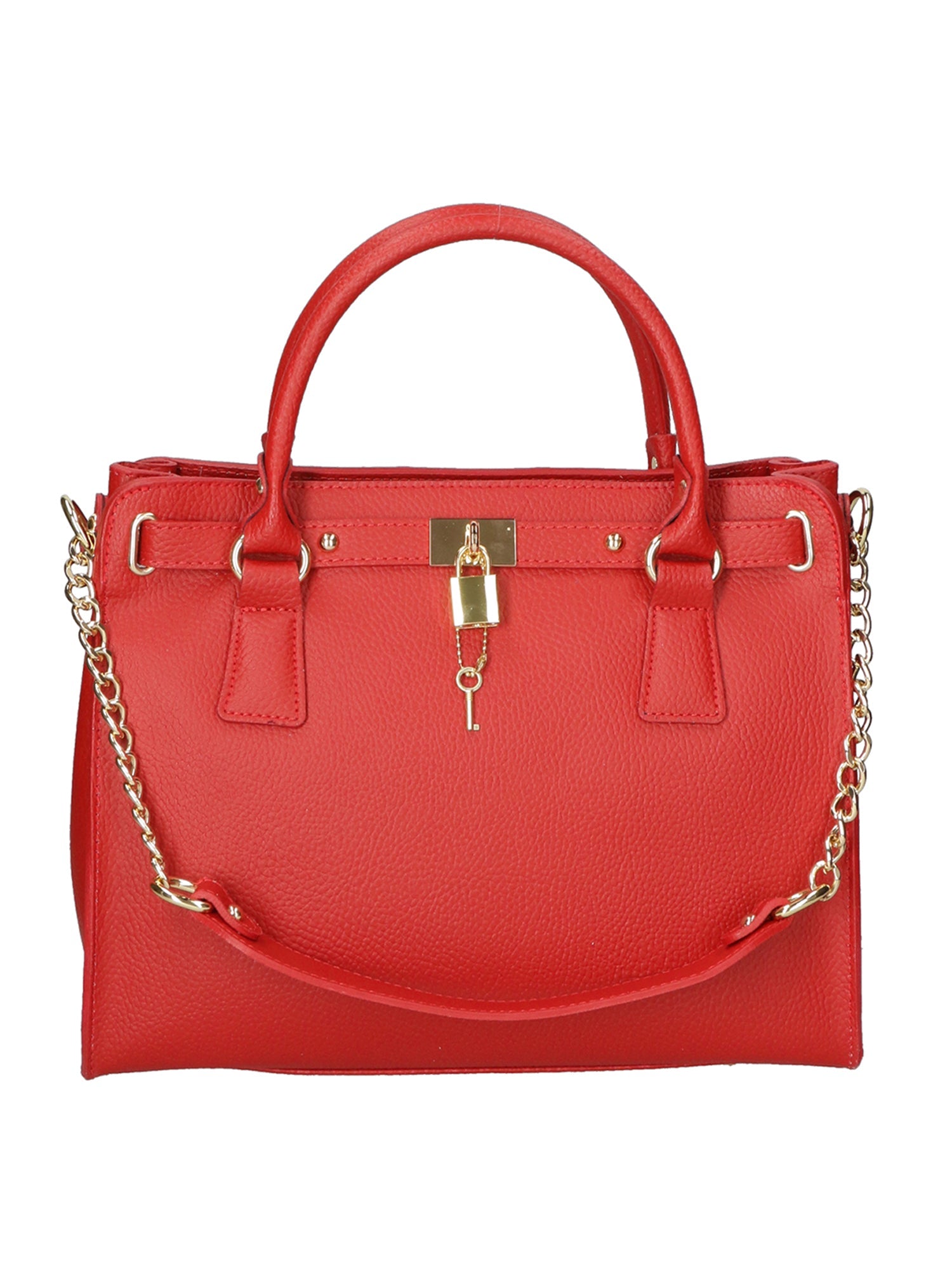 Dorotea Borsa a mano da donna 100% pelle 80040-D10 ROSSO SCURO DARK RED Chiara Ferretti