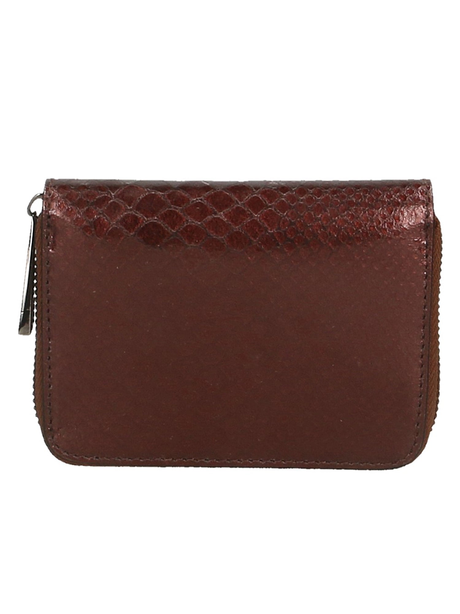 Nohemi Portafoglio donna vera pelle Zip 524072-T.MORO DARK BROWN Chiara Ferretti