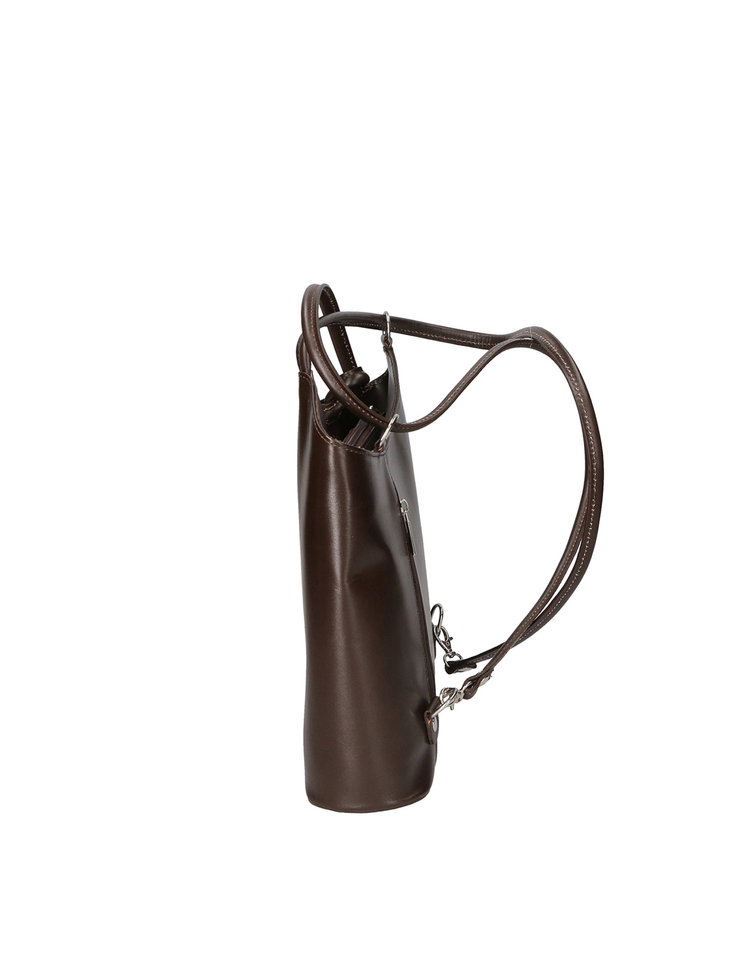Fabiola Borsa a spalla da donna 100% pelle 9039-TMORO DARK BROWN Chiara Ferretti