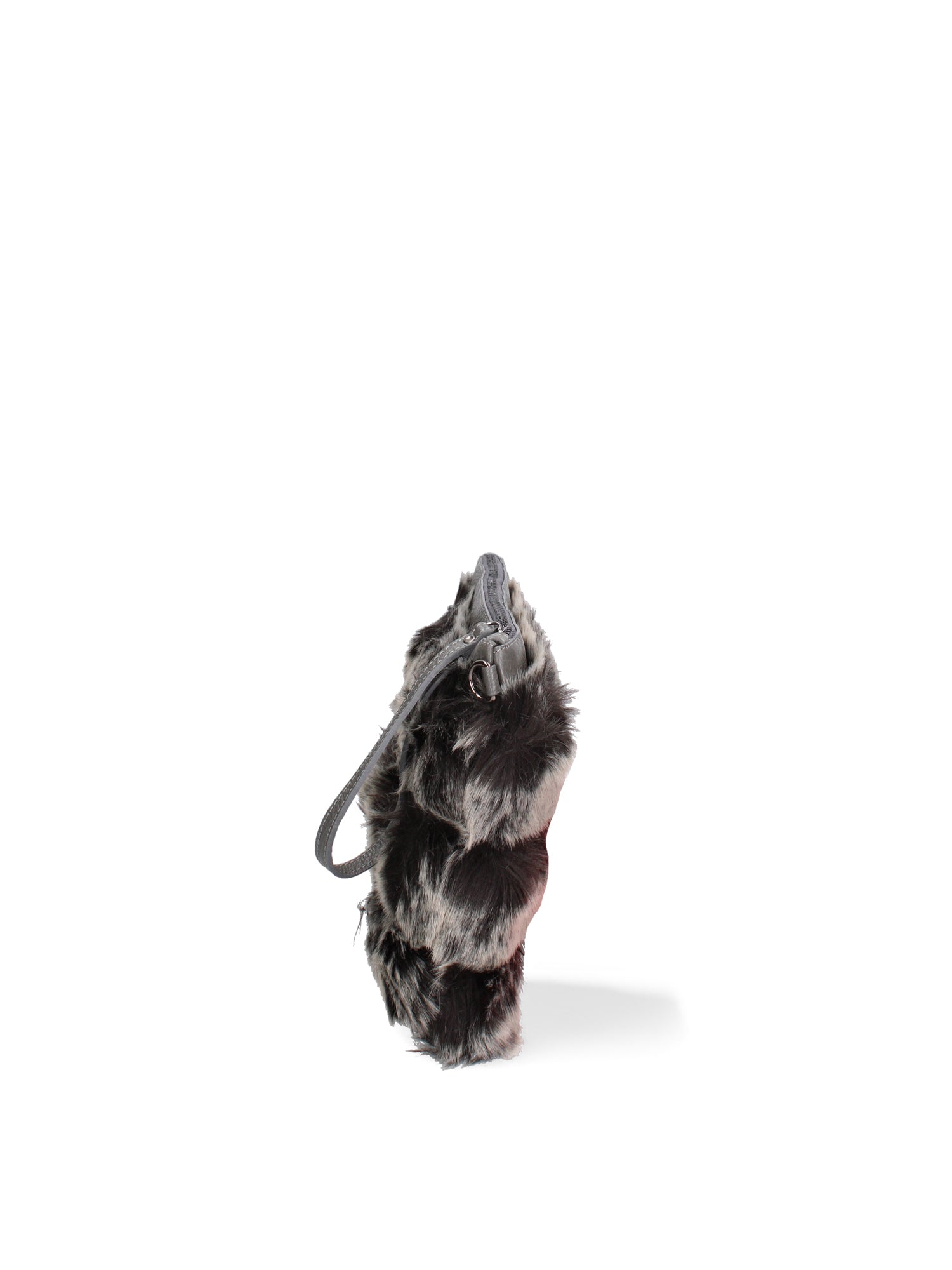 Volante Borsa a mano da donna Vera Pelle 8477-GRIGIO Chiara Ferretti