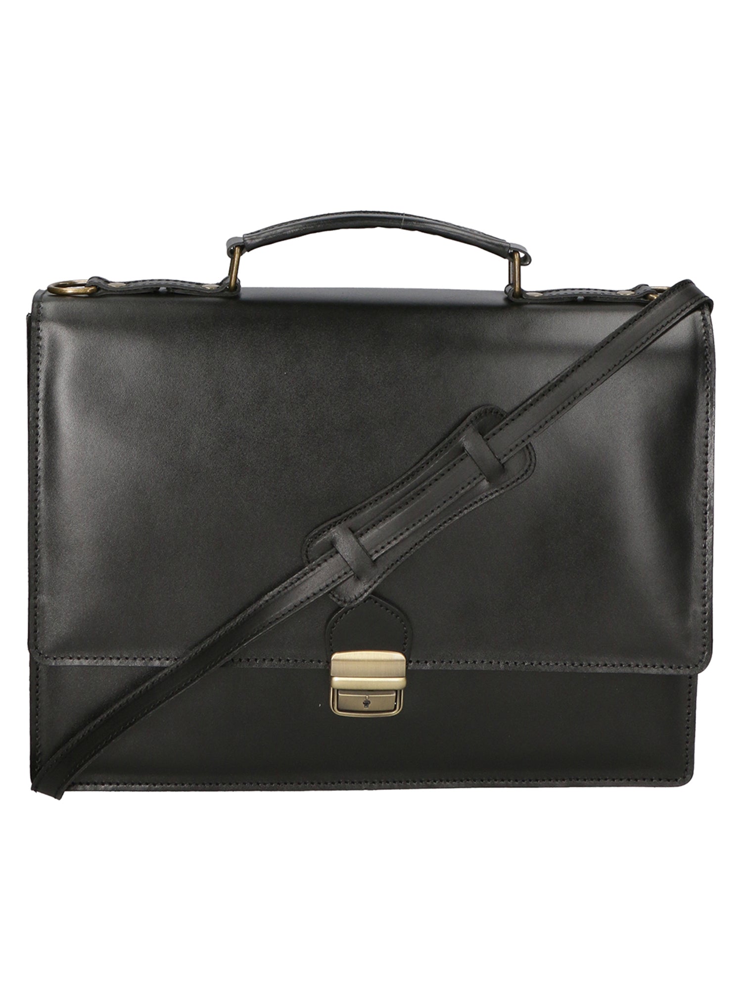 Ivo Unisex Work Bag in Genuine Leather Made in Italy 28x37.5x9 cm