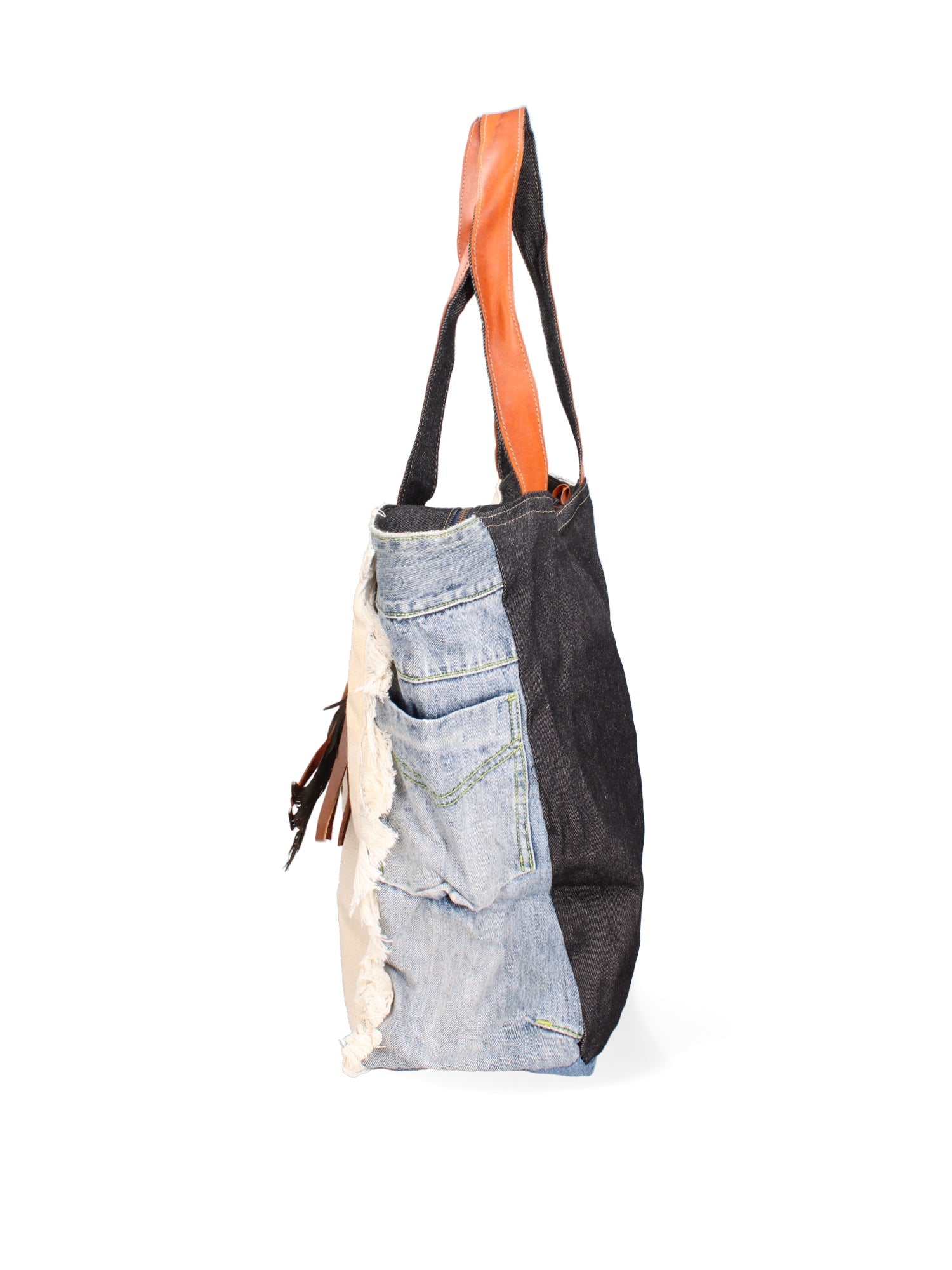 Anya Borsa a spalla da donna 100% Cotone 88109-51-BLU JEANS Chiara Ferretti