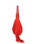 Zefira Borsa a spalla da donna Pelle Scamosciata 8630-ROSSO Chiara Ferretti