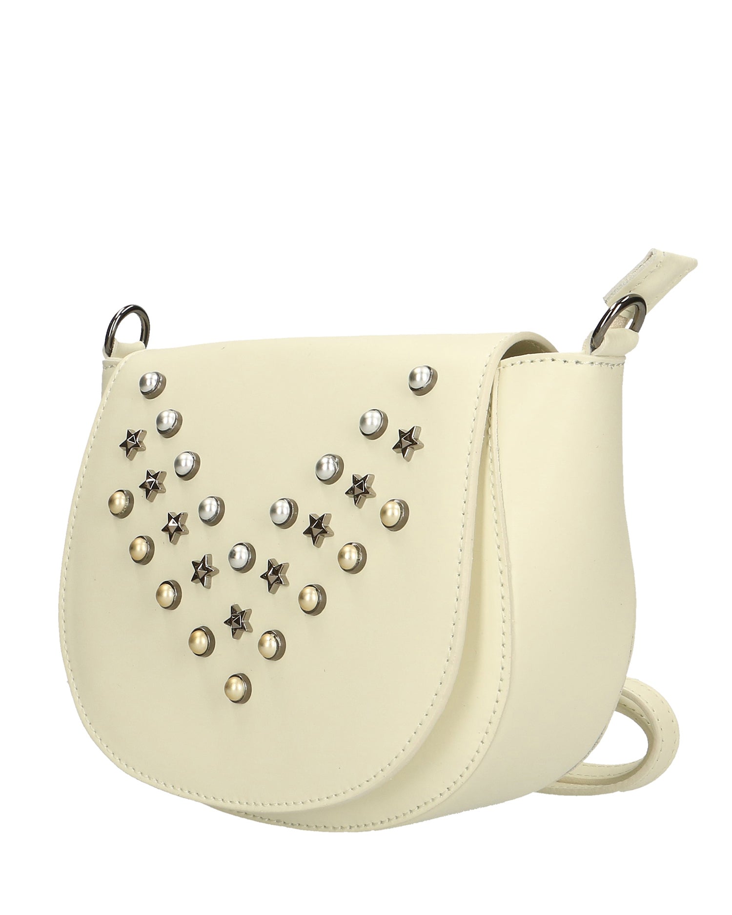 Borsa a tracolla da donna In Vera pelle Made in Italy 20x17x7 cm