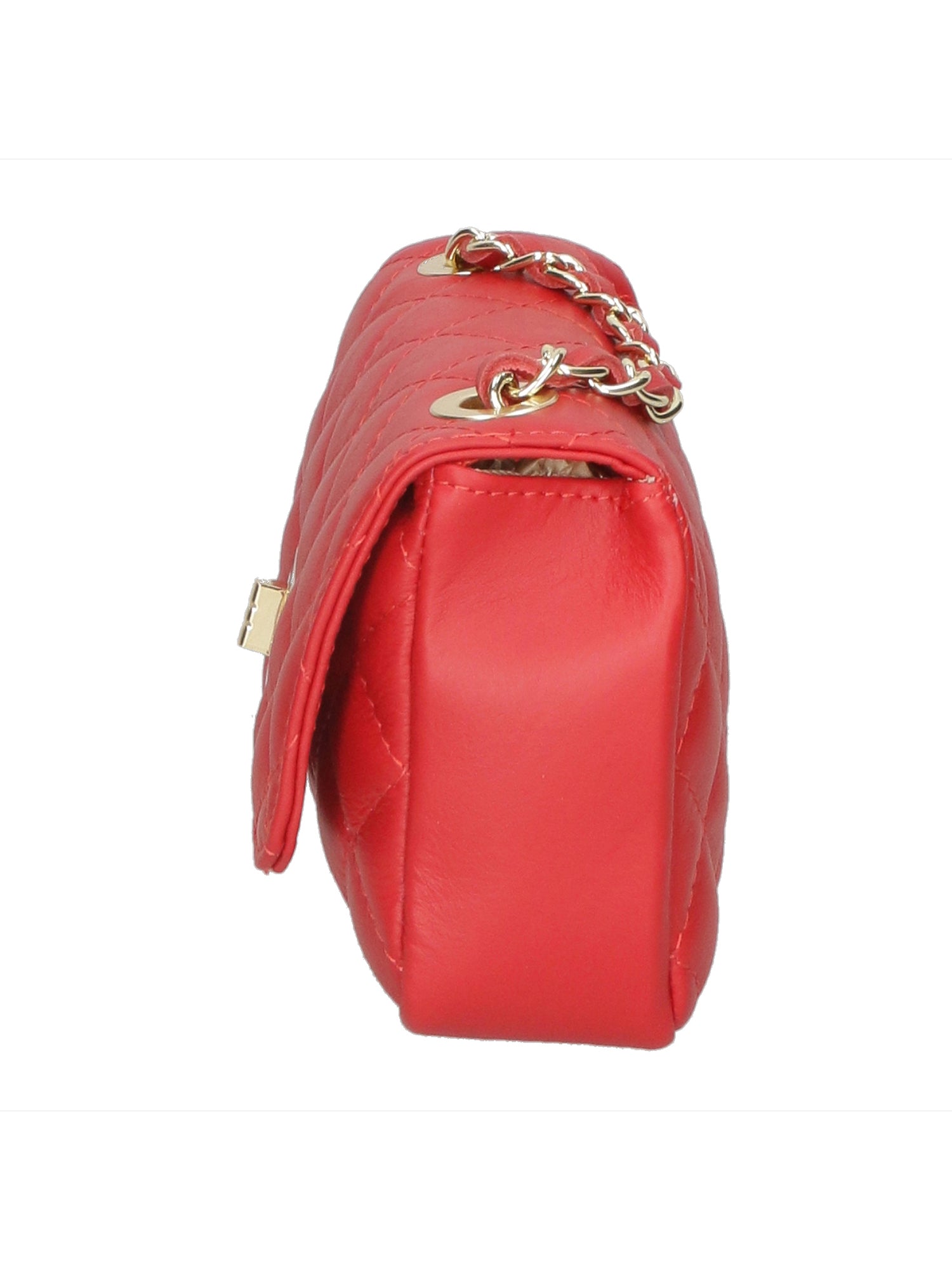 Carolina Borsa a spalla da donna Vera pelle 1073-S08 ROSSO Chiara Ferretti