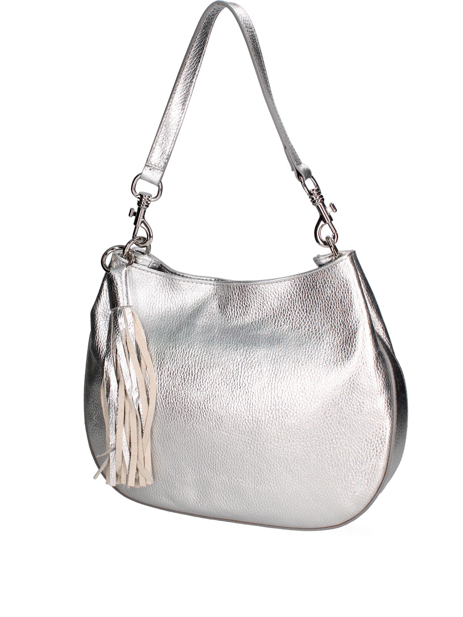 Elyana Borsa a spalla da donna Vera pelle 07316-DL1 ARGENTO Chiara Ferretti