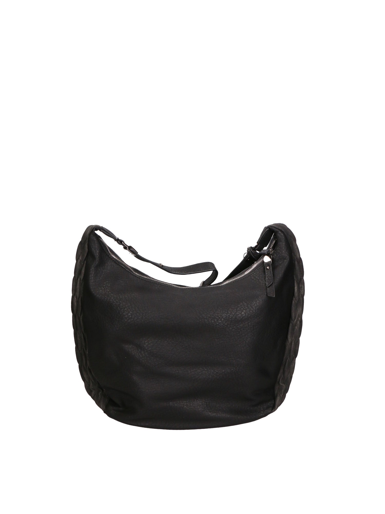 Silvana Elite Borsa a spalla donna Misto nylon e pelle LK0265-NERO Chiara Ferretti