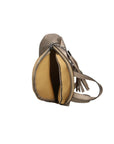Morgana Damenrucksack aus echtem Leder, hergestellt in Italien, 16 x 17 x 5 cm