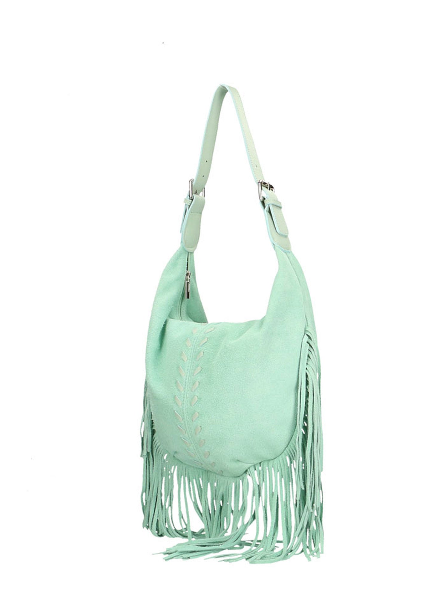 Zefira Borsa a spalla da donna Pelle Scamosciata 8630-MARINA Chiara Ferretti