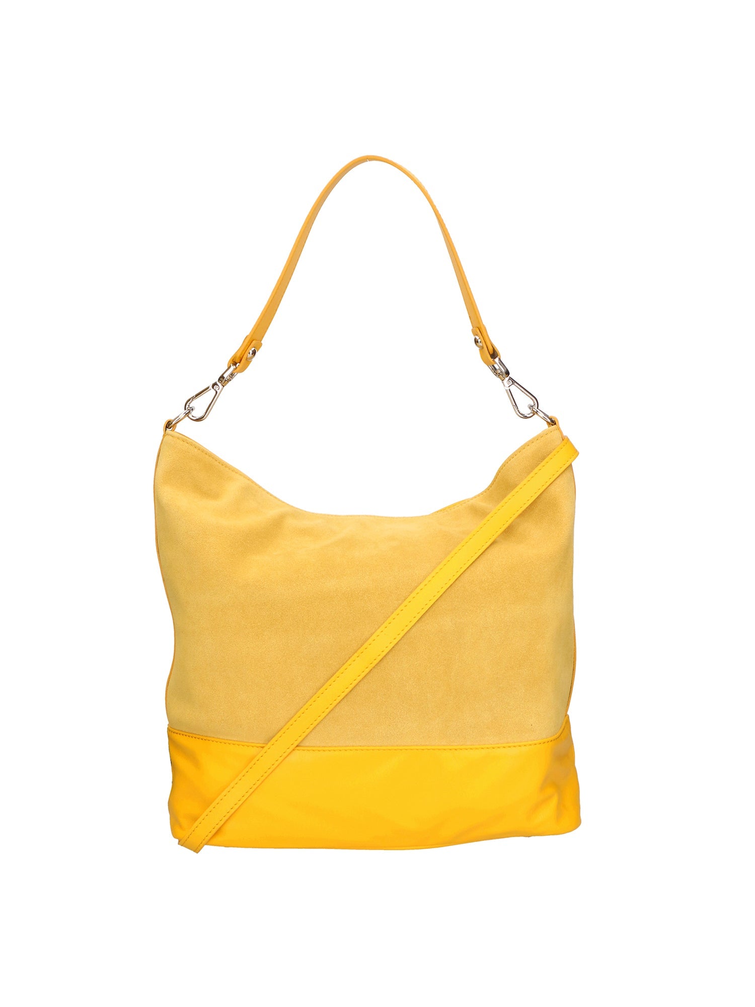 Graziana Borsa a spalla da donna Vera pelle 05960-51 GIALLO 04 GIALLO Chiara Ferretti