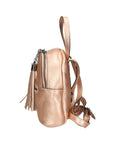 Morgana Damenrucksack aus echtem Leder, hergestellt in Italien, 16 x 17 x 5 cm