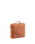Borsa a mano unisex in vera pelle Made in Italy 4542-MIELE Alessia Firenze