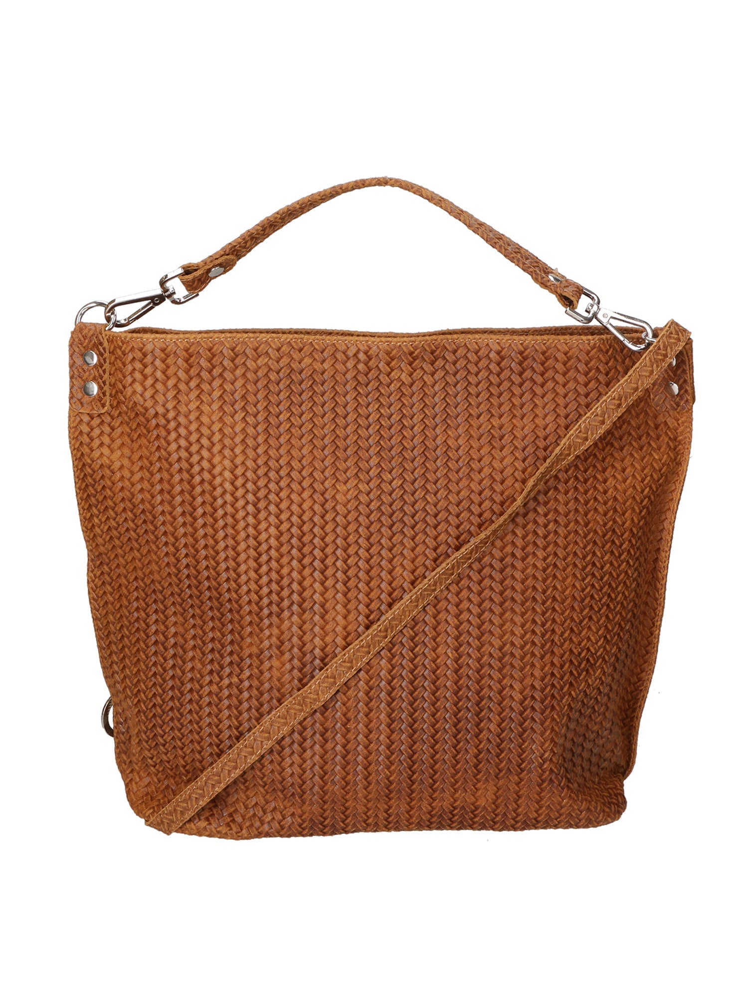 Elga Borsa a spalla da donna Vera pelle 80051-CUOIO Chiara Ferretti