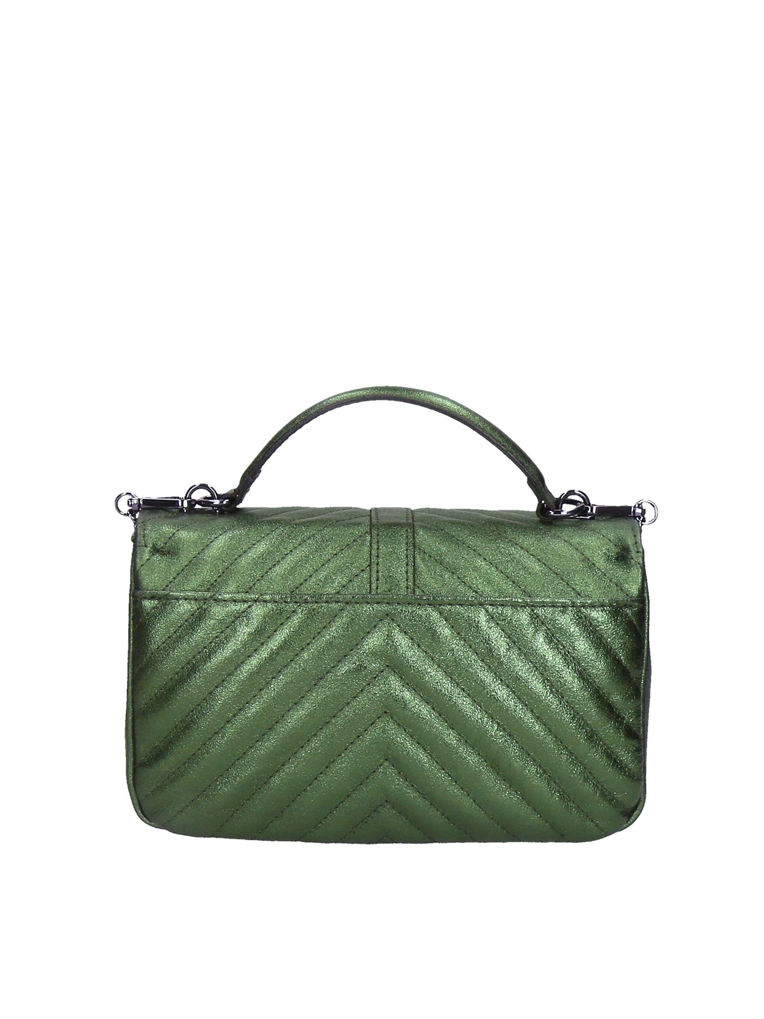 Volterra Borsa a tracolla da donna Vera Pelle 1626-VERDE Chiara Ferretti
