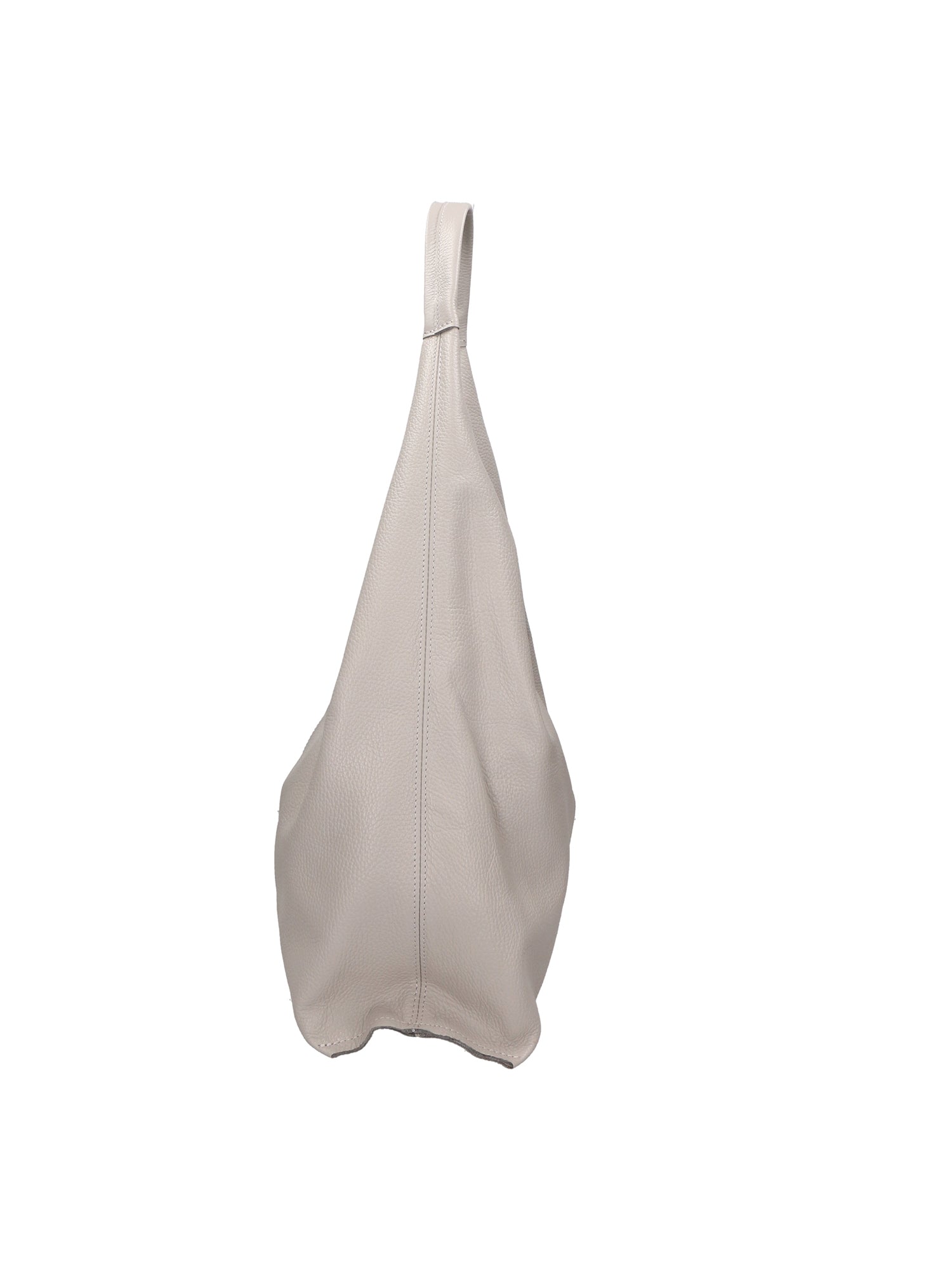Ginger Borsa a spalla da donna Vera pelle 05788-D86 GRIGIO PERLA Chiara Ferretti