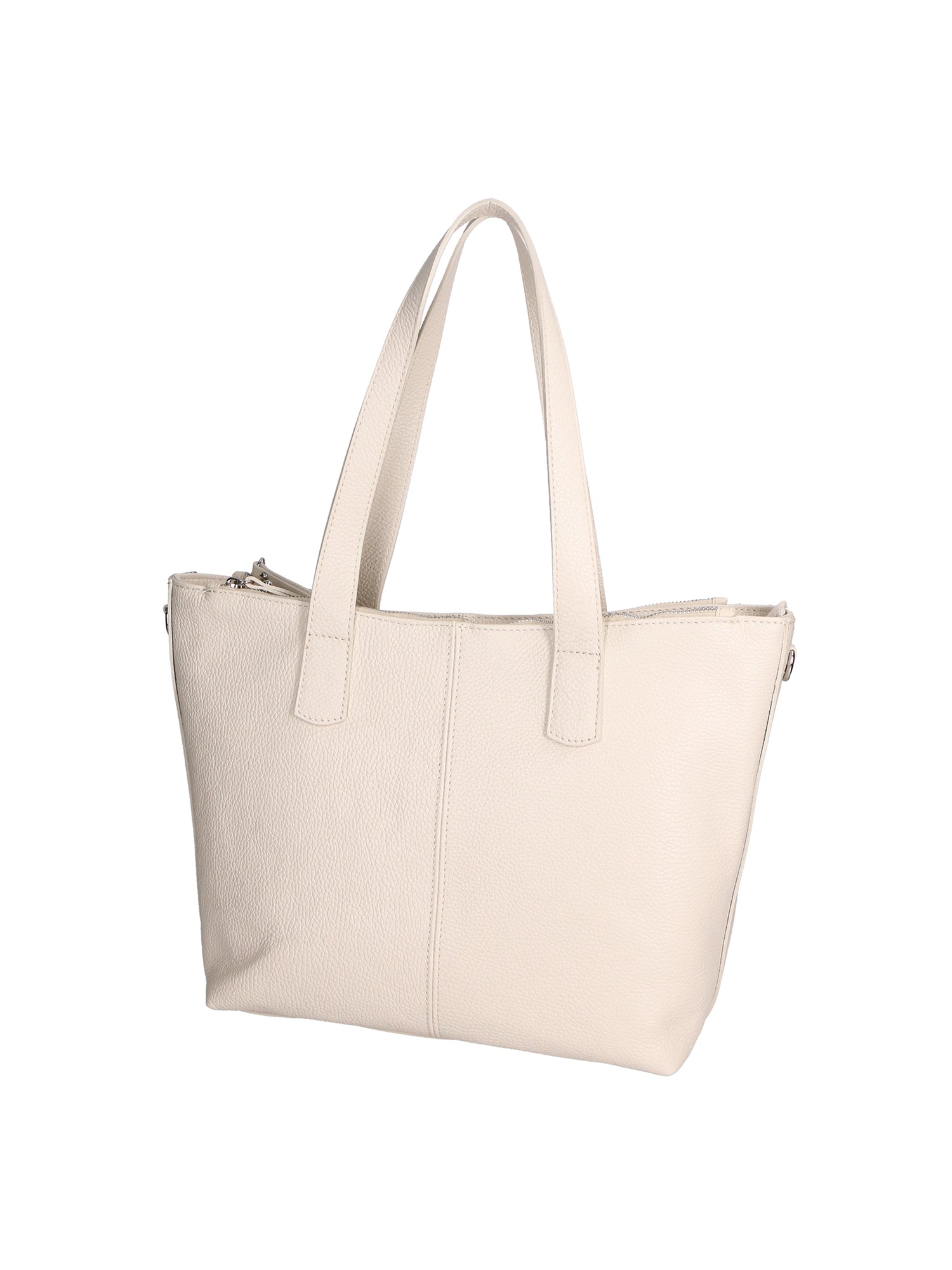 Gea Borsa a spalla da donna Vera pelle 05935-D37 LATTE MILK Chiara Ferretti