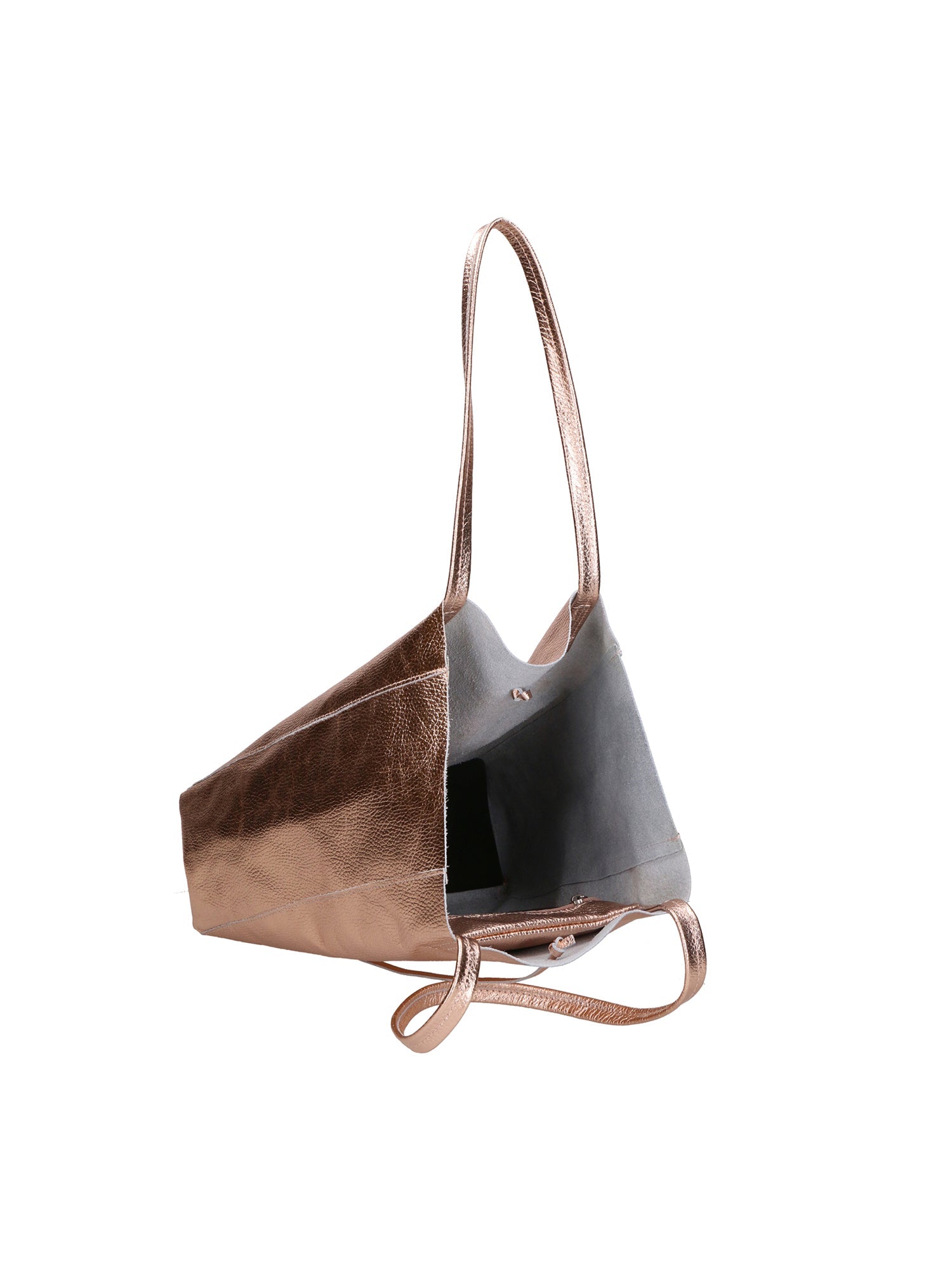 Genny Damen-Schultertasche aus echtem Leder, hergestellt in Italien, 36 x 40 x 11 cm