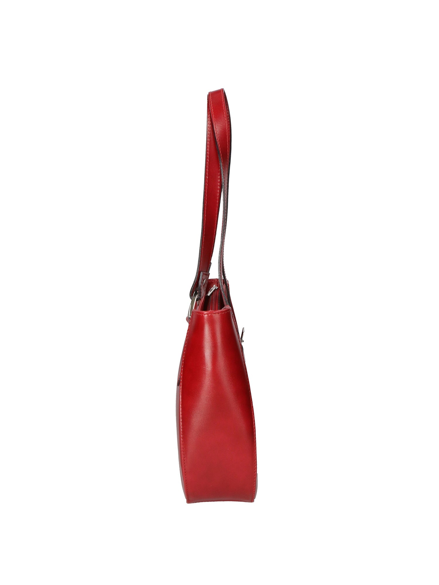 Eva Borsa a spalla da donna Vera pelle 9024-ROSSO RED Chiara Ferretti