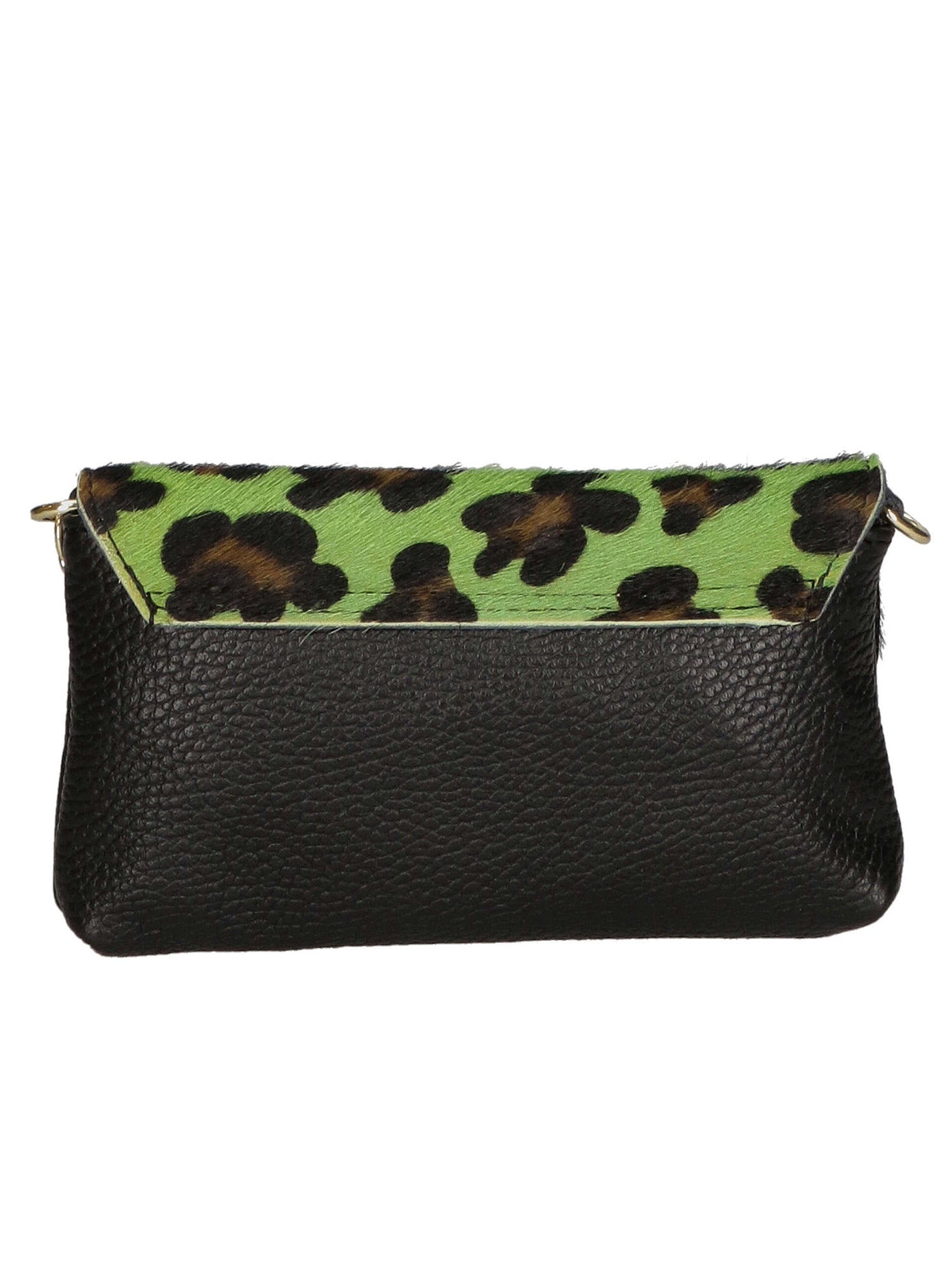 Alda Damen-Clutch aus echtem Leder, hergestellt in Italien, 10 x 18 x 5 cm