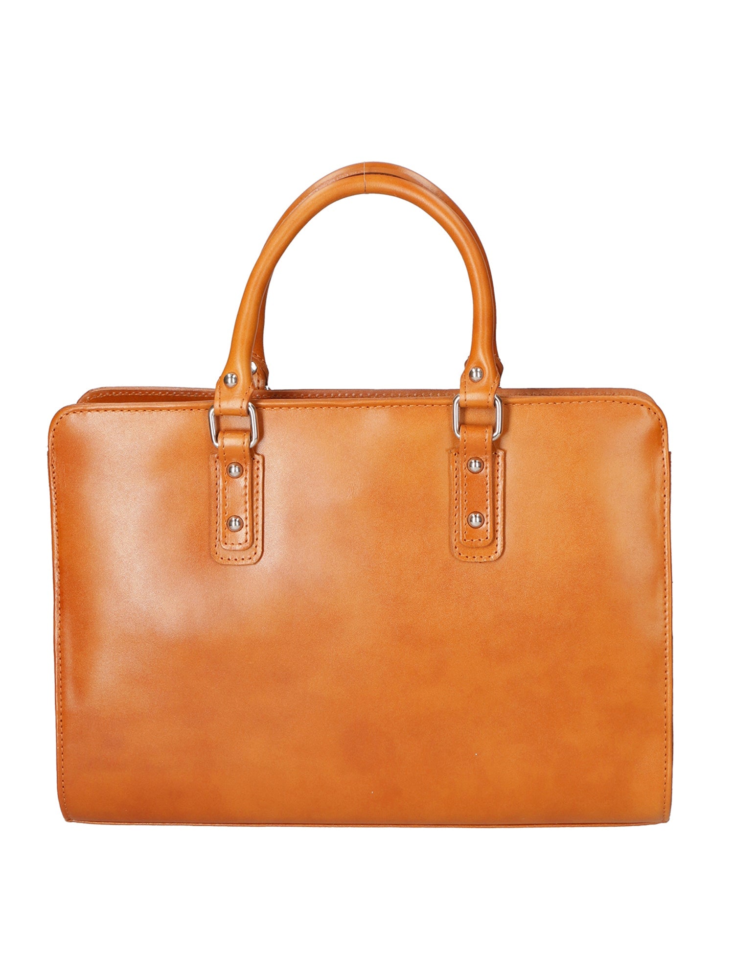 Fabrizia Borsa a mano da donna Vera pelle 9047-CUOIO COGNAC Chiara Ferretti