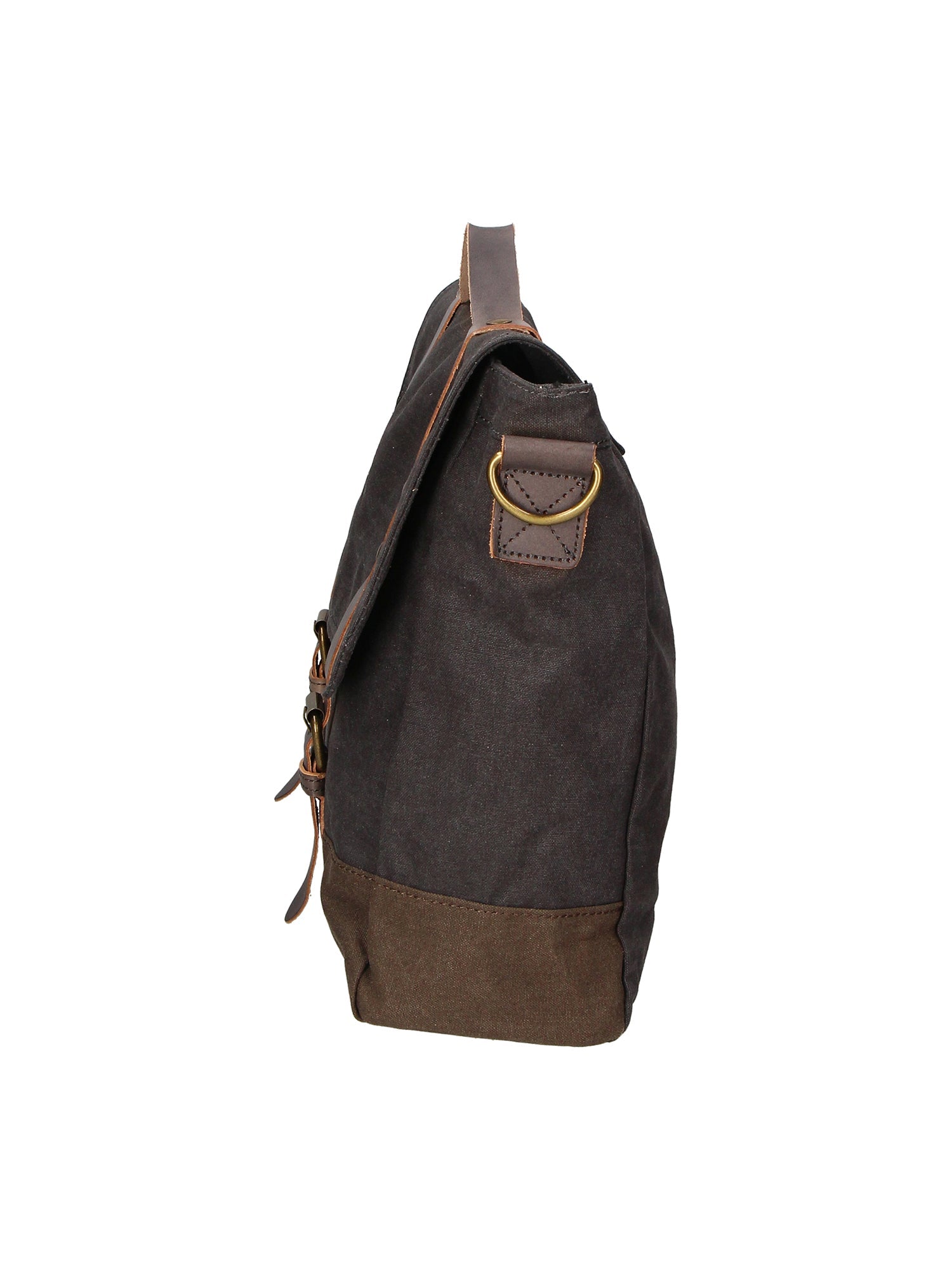 Minerva Borsa a mano unisex Canvas e pelle ZG3011-NERO BLACK Chiara Ferretti