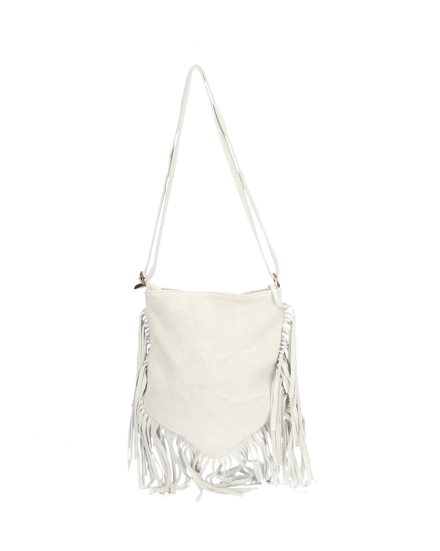 Solana Borsa a tracolla da donna Vera pelle 1518-BIANCO Chiara Ferretti