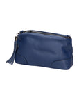 Lidia Borsa a mano da donna Vera pelle 06513-BLU Chiara Ferretti