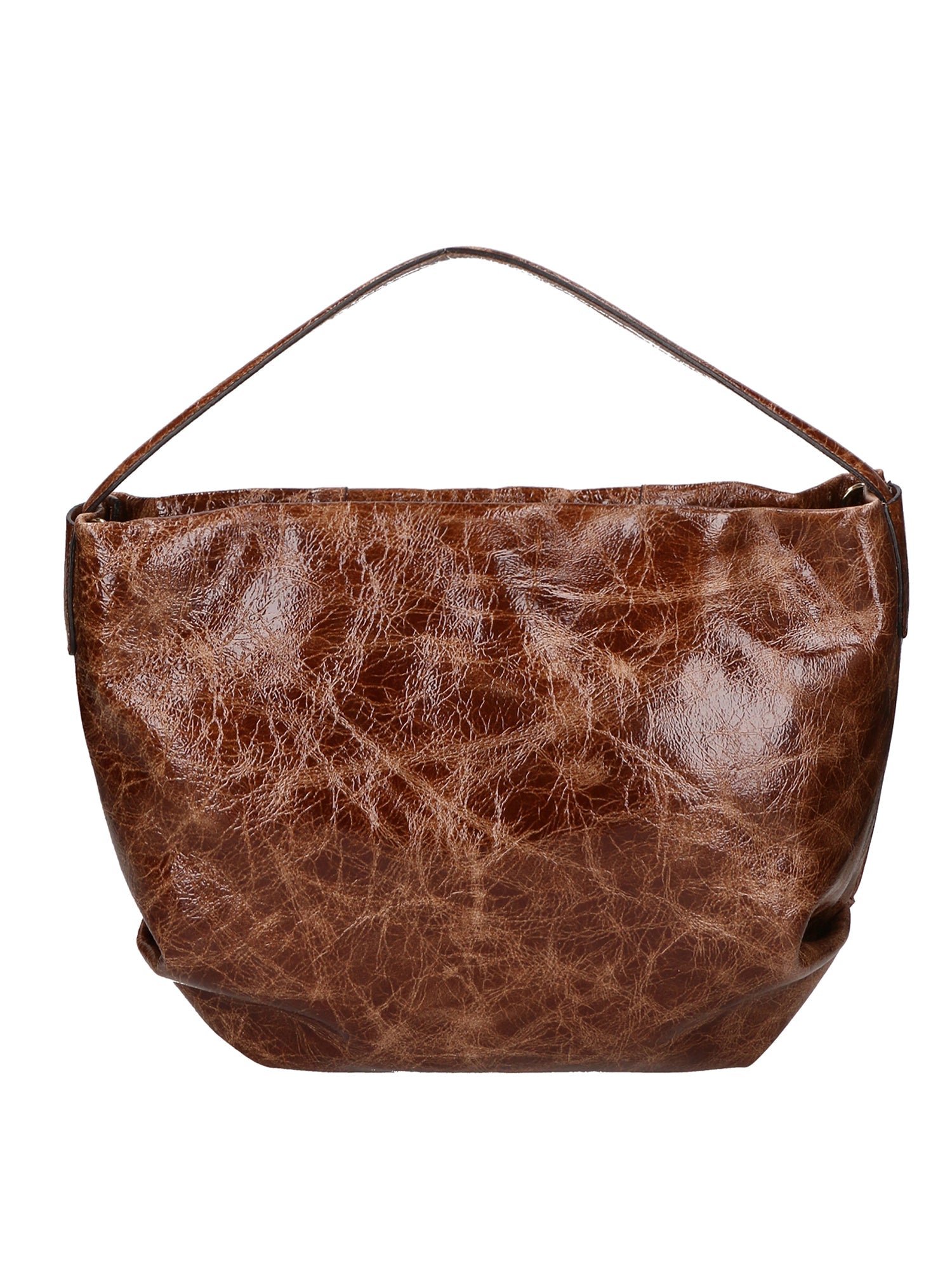 Borsa a spalla da Donna Vanda in Vera Pelle Made in Italy 30x40x5 cm
