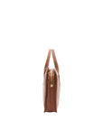 Borsa a mano unisex vera pelle Made in Italy 4454-MARRONE Alessia Firenze