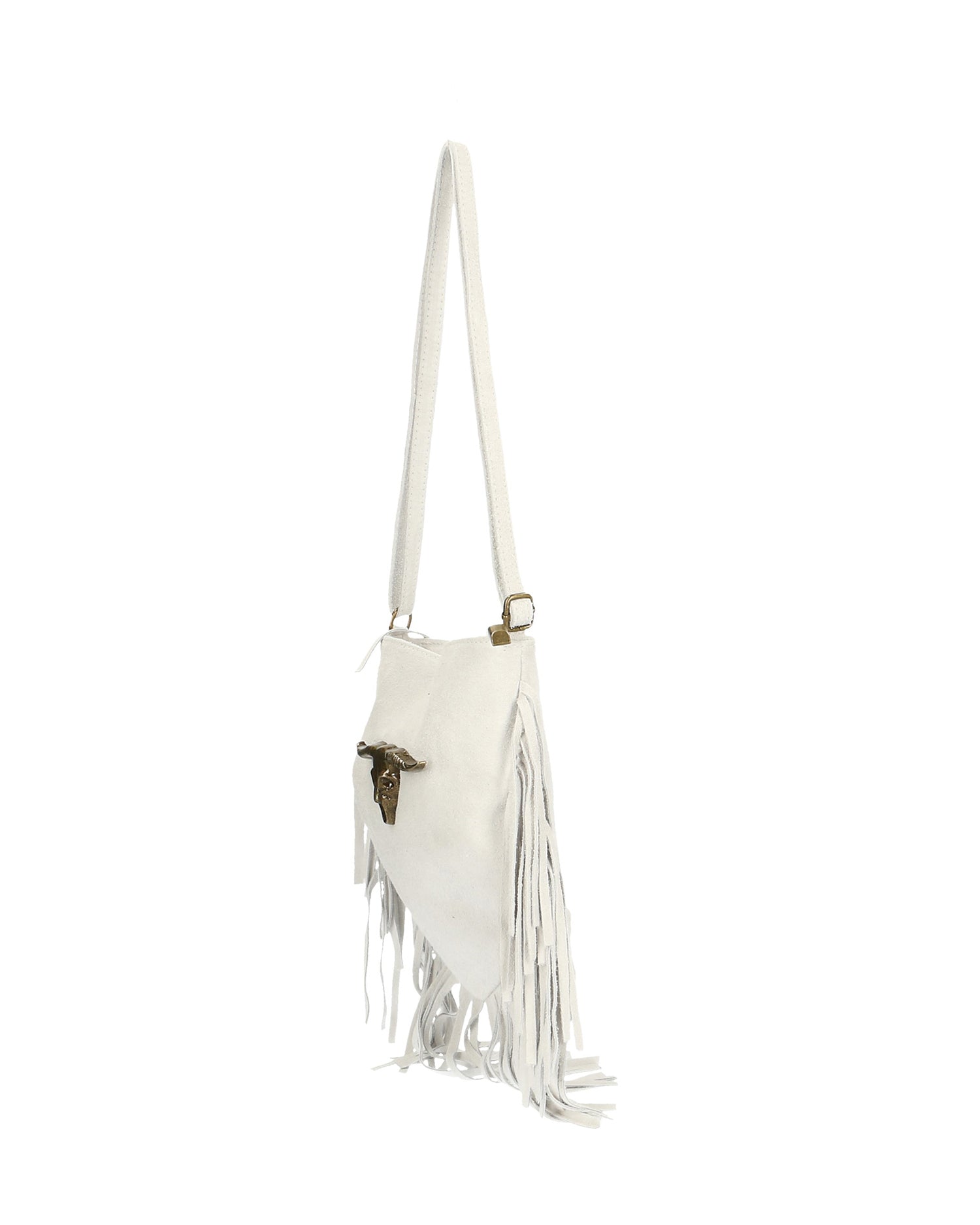 Solana Borsa a tracolla da donna Vera pelle 1518-BIANCO Chiara Ferretti