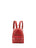 Zaino unisex in vera pelle 100% cotone 4460-ROSSO Alessia Firenze